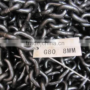 Black Surface G80 Alloy Steel Load Chain thumbnail-1