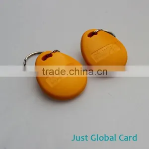 125khz TK4100 Rfid Keyfobs for Door Rfid Accesse Control/13.56mhz Waterproof ABS Rfid Keyfob With Metal Chain/custom NFC Key Tag thumbnail-1