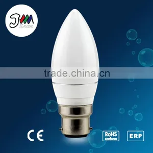 High Quality Dimmable 3w 220v C37 Led Candle Lighting B22 thumbnail-1