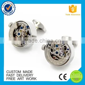 Upscale Suit Shirt Cufflinks With Custom Logo thumbnail-2