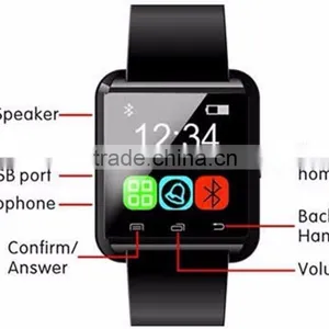 Silicon Bluetooth Samrt Watch With Camera thumbnail-1