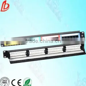Utp Network 24 Ports 48 Ports 96 Ports Cat5 Patch Panel thumbnail-2