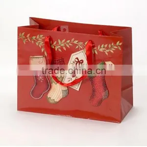 Luxury Celebrate Christmas Gift Packaging Paper Bag thumbnail-1