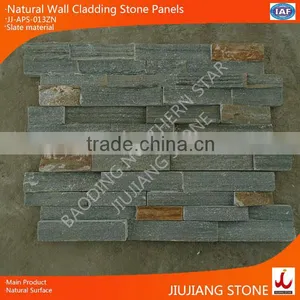 Green and Rusty Stacked Stone Veneer thumbnail-1