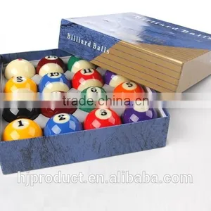 57.2mm High Quality Resin Blue Box 3A Pool Ball/ Factory Promotion thumbnail-3