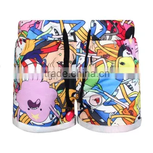 2015 Women Shorts Sublimation Print Running Shorts Elastic Waist N16-3 thumbnail-1