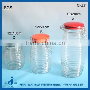 Large Glass Pickle Jar With Airtight Lid thumbnail-1