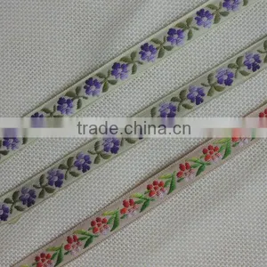 Narrow Embroidery Fabric Ribbons for Garment Accessories thumbnail-1