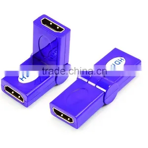 HDMI Female to Female Adapter Rotating 180 Degree thumbnail-3