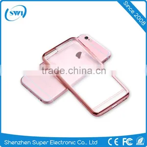 Cell Phone Transparent Matte Plating Soft TPU Cases Cover For Iphone 6 6S 6 Plus thumbnail-5