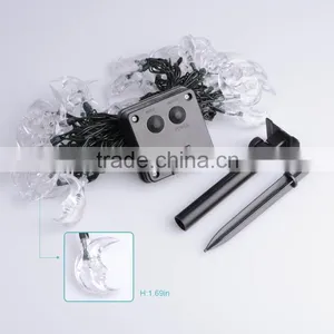 20ft 30 LED Moon String Solar Led Light or Outdoor, Gardens, Homes, Wedding, Christmas Party thumbnail-6