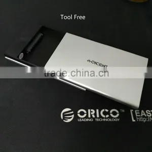 ORICO 2528C3 Aluminum Alloy 2.5 Inch USB 3.0 HDD External Enclosure Case With USB-C Port C to A Cable for 9.5mm 7mm SATA HDD thumbnail-5