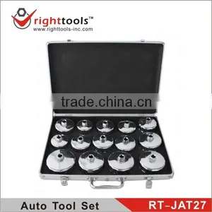 Right Tools 14 Pcs Oil Filter Wrench Tool Box Set thumbnail-1