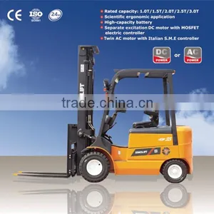 Sinolift CPD-J Series 1.5-3T Four Wheels Electric Forklift With AC Motor thumbnail-1