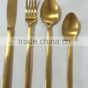 Matte Copper PVD Coating Cutley Set FDA LFGB Standard North America Market thumbnail-4