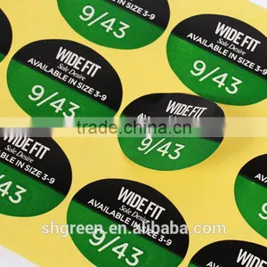 Colorful Size Sticker for Garment thumbnail-2