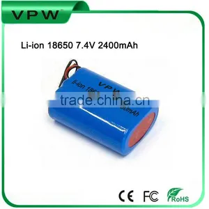 Lithium Ion Battery Manufacturers Rechargeable Battery Pack 2400mah li Ion Lithium Battery thumbnail-1