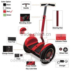 2016 Cheap Big Wheel Electric Scooter City Road Best Electric Scooter for Adults thumbnail-3