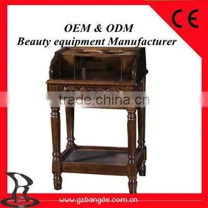 Solid Wooden Trolley With 3 Shelves BD-F thumbnail-1