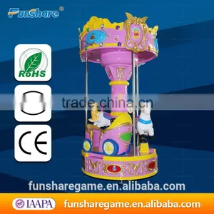 2015 New Products Children Games Cheap Kids Mini Carousel Musical Electric Carousel For Sale thumbnail-1