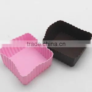 High Quality Long Time Used Square Silicone Muffin Cup Cake Mold thumbnail-2