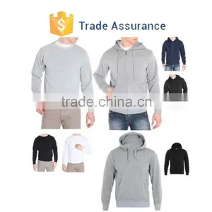 Men Plain Fleece Warm Hoodie Sport Sweatshirt Pullover Sweatshirts thumbnail-1