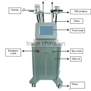 2016 New Technology! 50K Cavitation Negative Pressure Vacuum rf Slimming Machine thumbnail-2