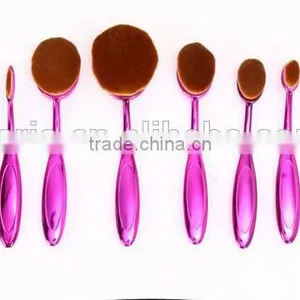New Hot Sale Oval Toothbrush Makeup Brush Set Face Use Brush Oval Puff Brush 10 Pcs thumbnail-3