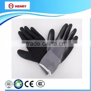 Ployster Liner Nitrile Sandy Coated Safety Work Glove thumbnail-2
