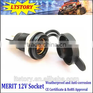 Merit 12V Power Socket Black Color thumbnail-1