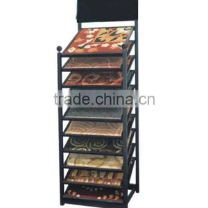 Multi-Tier Floor Standing Display Metal Rack for Rug thumbnail-1