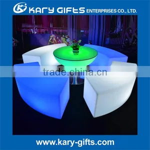 Led Furniture Light Curve Bench Light up Growing Bar Chair With Led Lights thumbnail-1