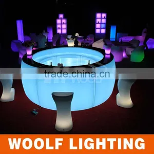Modern Movable Rechargeable Nightclub Bar LED Furniture thumbnail-1