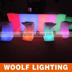 Compliant Rechargeable Colourful Waterproof RGB LED Glowing Bar Chair thumbnail-3