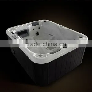 3 Seaters CE Certificate Bathtub for Sale Hot Tub Whirlpool Outdoor Spa thumbnail-3