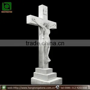 Marble Engraving Jesus Headstone thumbnail-1