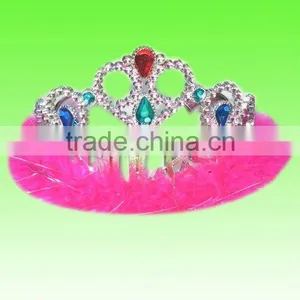 Carnival Tiara With Feather thumbnail-1