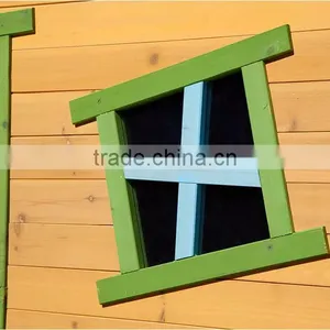 Kids Outdoor Wooden Cubby House thumbnail-3