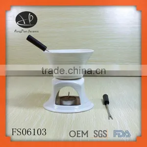 Ceramic Fondue Burner,chocolate Fondue Set,fondue Set,ceramic Fondue thumbnail-1