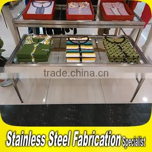 Custom Made Cloth Stainless Steel Display Table Rack thumbnail-1