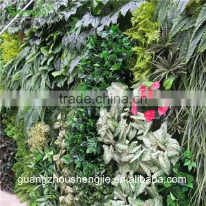 SJLJ013321 Artificial Grass Wall / Plastic Green Wall / Fake Plant Wall for Wall Decoration thumbnail-3