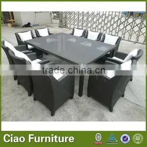 Kitchen Table Sets/hot Sell Rattan Living Dining Table and Chair Sets thumbnail-2