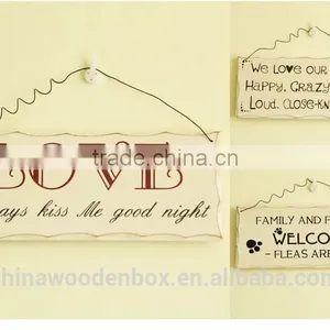 2015 Popular Refined Wooden Door Plates Custom Indoor Directional Signage Lovely Wooden Signage thumbnail-1