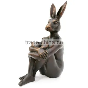 Decoration Animal Head Rabbit Head Sculpture thumbnail-1