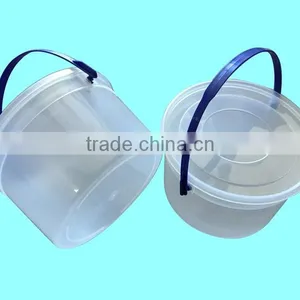 PVC Box Round Packing Box,plastic Round Box,Hand-held Bucket thumbnail-1