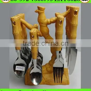 24pcs Stainless Steel Flatware Set thumbnail-1