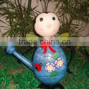 YS11431 20 Inch High Metal Artwork Garden Watering Can With Unique Design thumbnail-1