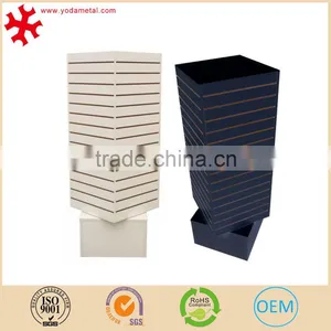 Revolving Wooden Slatwall Display With Spinner Rotating thumbnail-1