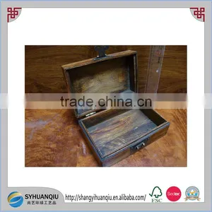 Antique Feature Fancy Jewelry Gift Boxes Wooden Box CN thumbnail-1