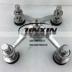 JINXIN 304 316 Stainless Steel Glass Spider_one Arm Two Arms Three Arms Four Arms Six Arms Glass_glass Clamp Spider thumbnail-2